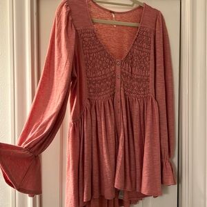 Free People flowy mini dress / top